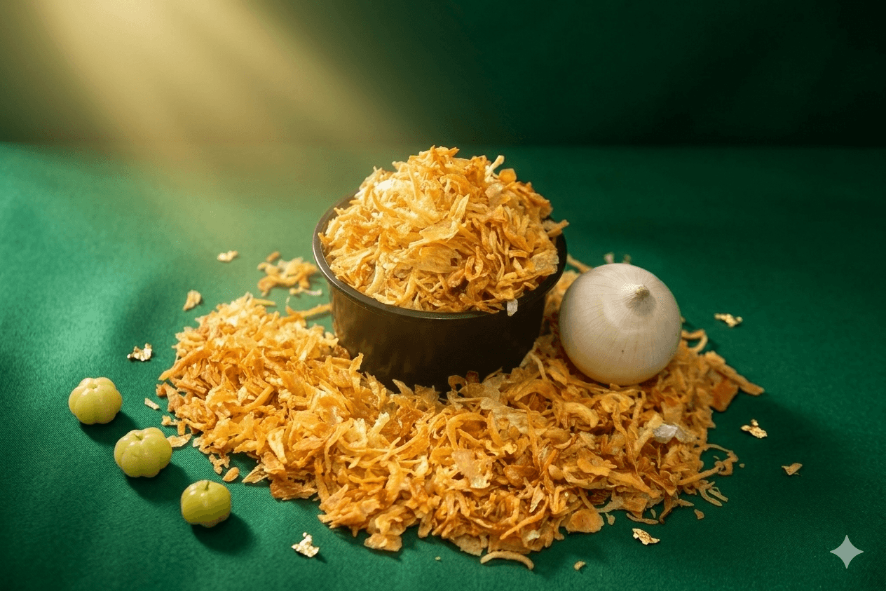 White Dehydrated Fried Onion